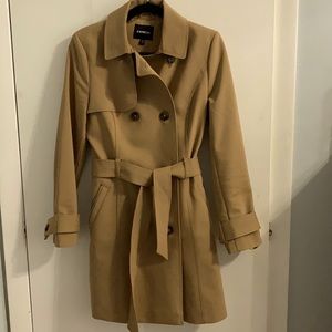 Camel trench coat
